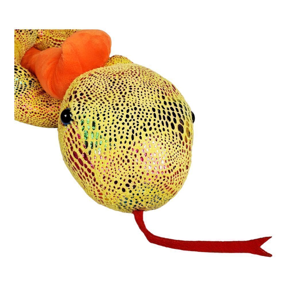 Adventure Planet Snake Plush Orange Green Sequin Foil Long Tongue Twisty - Picture 2 of 7